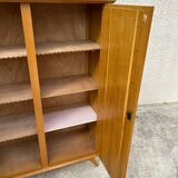 Rattan style wooden cabinet