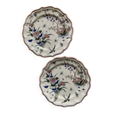 2 assiettes terre de fer gien