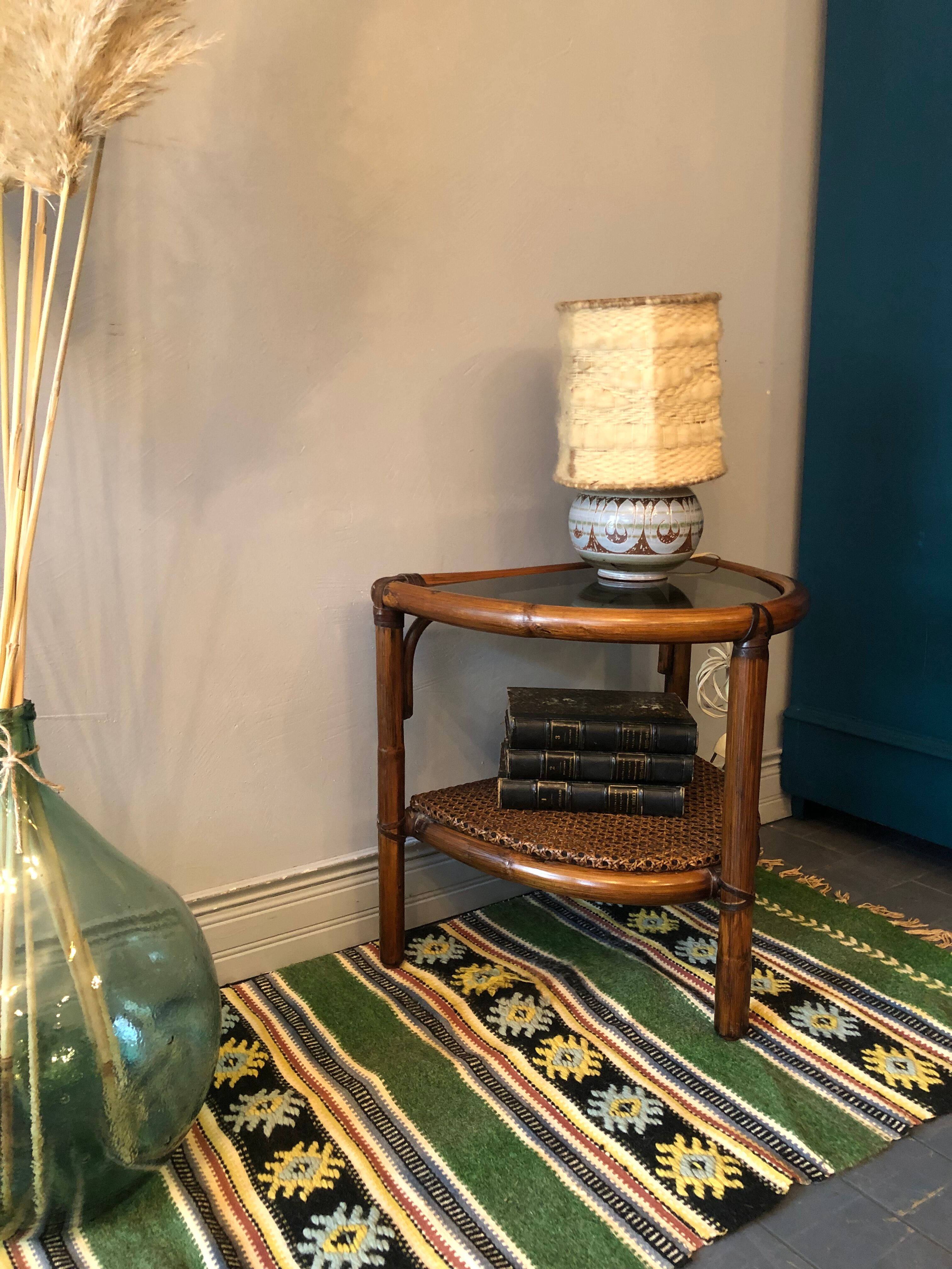 2 vintage bedside tables
