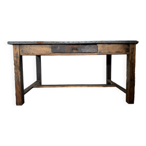 Table de métier patine