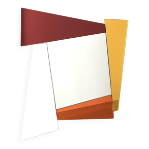 Miroir par Ettore Sottsass pour Glas Italia