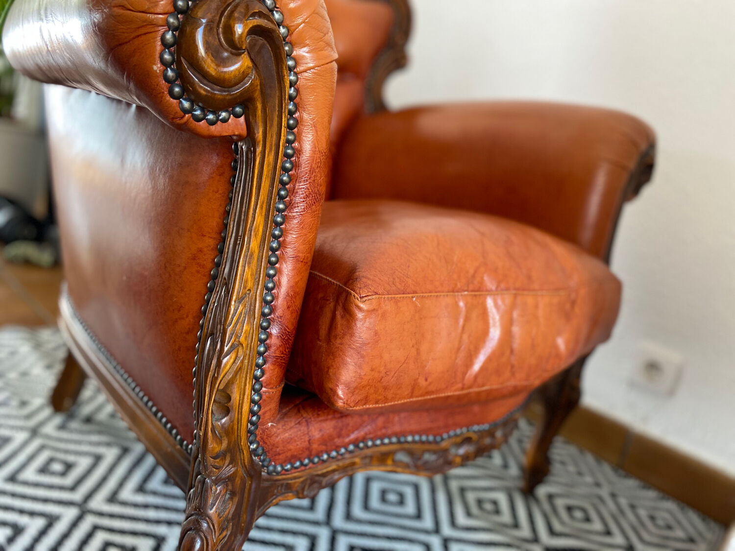 Chesterfield baroque armchairs