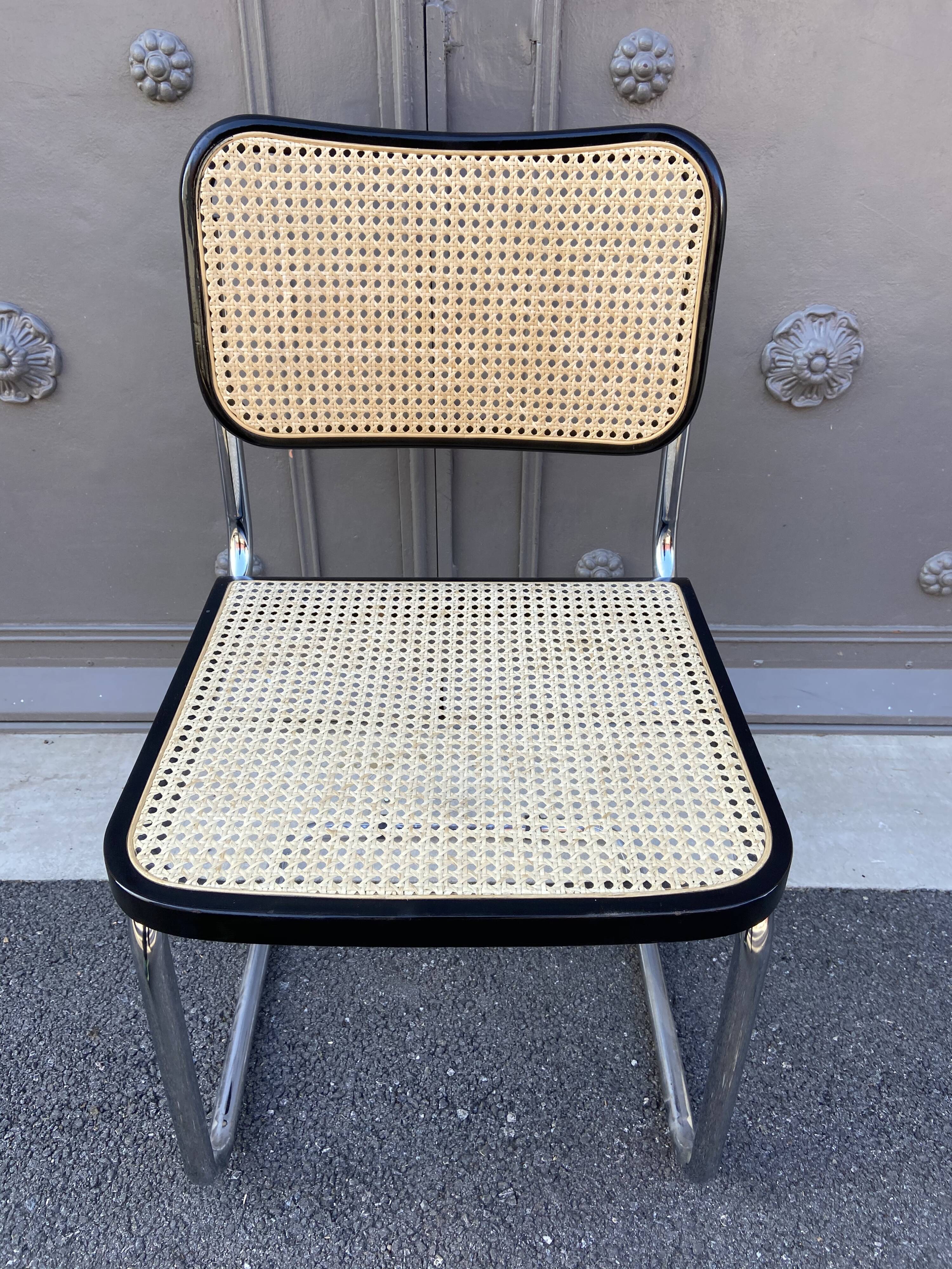 Cesca B32 chair by Marcel Breuer Cesca B32 italia 1980 design
