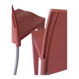 4 Kartell Coral Pink "Miss Global" Chairs by Philippe Starck | 1990s