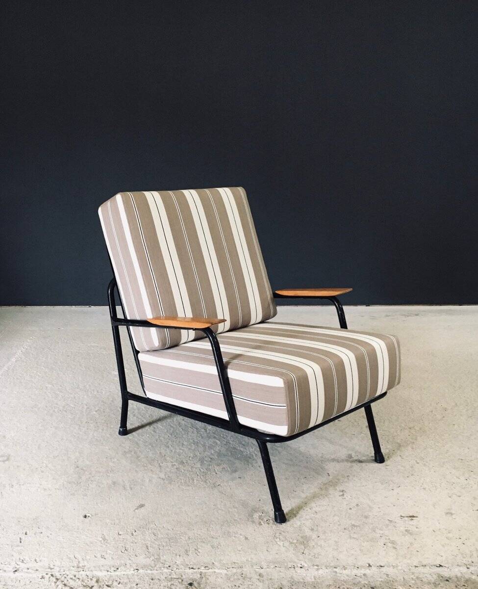 Mid-Century Modern Lounge Chair, France, 1950s