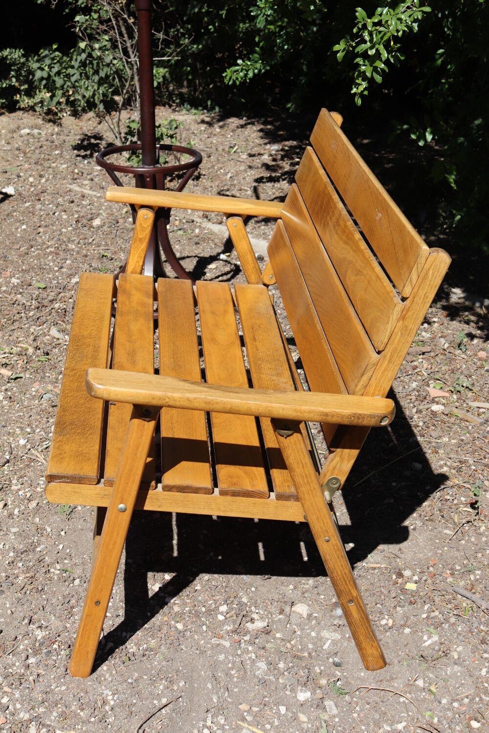 Folding bench sodibois 70s