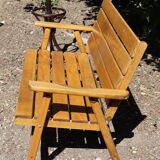 Folding bench sodibois 70s