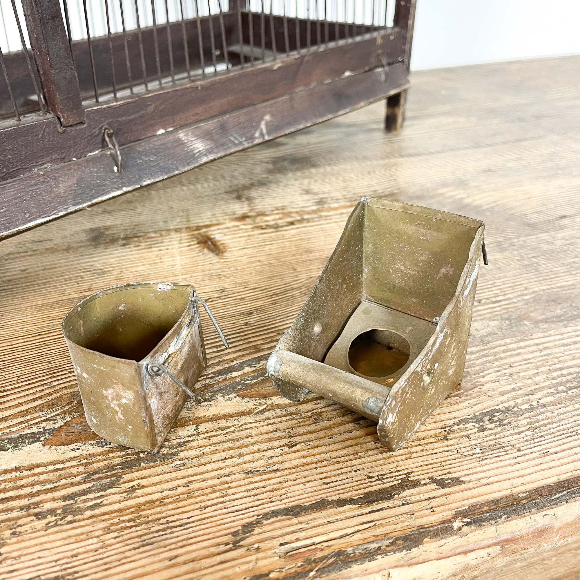 Brocant bird cage patina