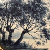 Paire de miniatures en grisaille peinture ancienne