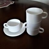 Set of 4 arcopal coffee cups