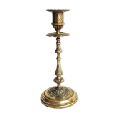 Bougeoir en laiton ancien