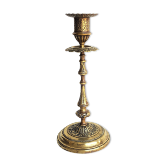 Ancient brass candlestick