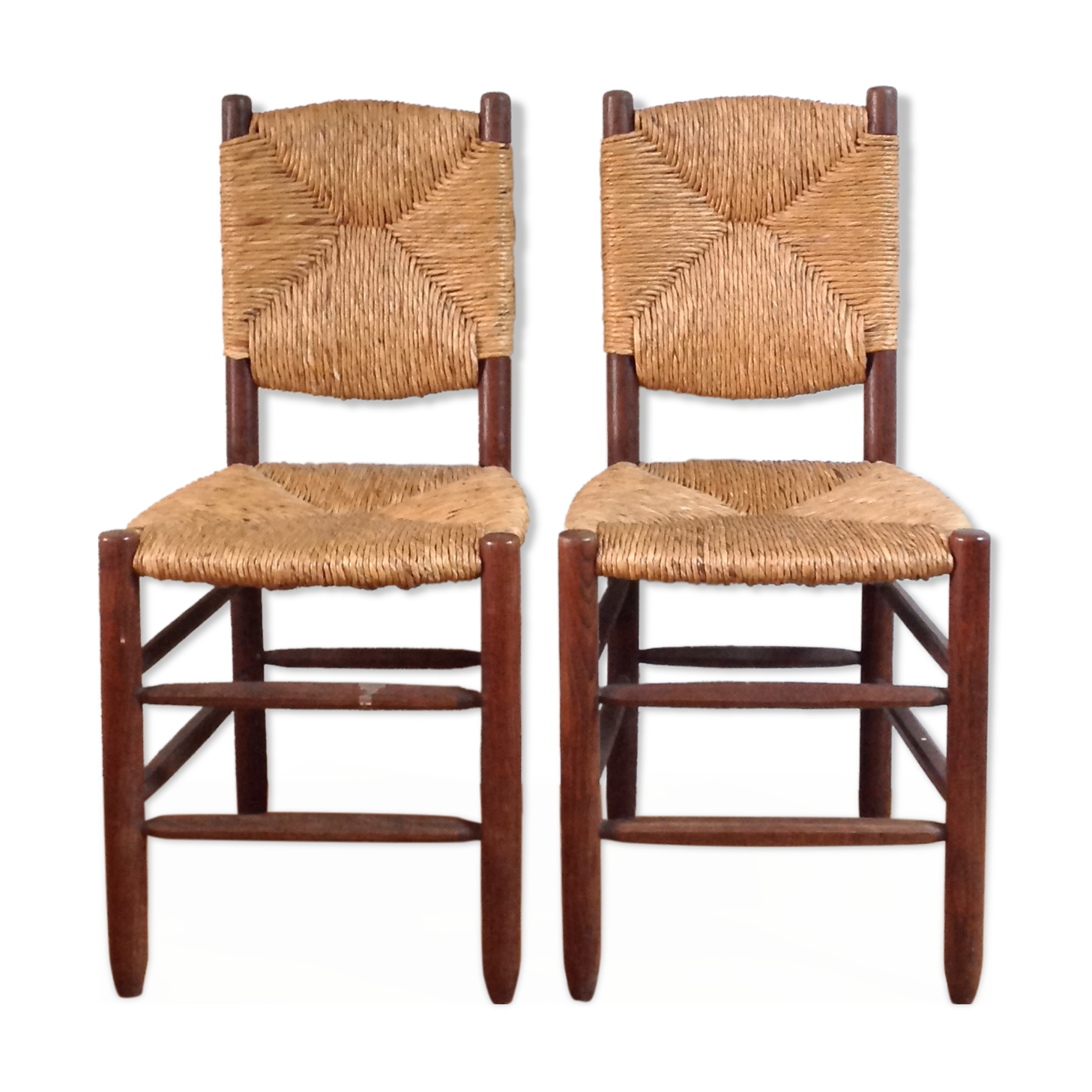Paire de chaises N°19 Bauche de Perriand