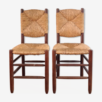 Pair of chairs N°19 Bauche de Perriand