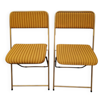 Pair of Lafuma folding chairs