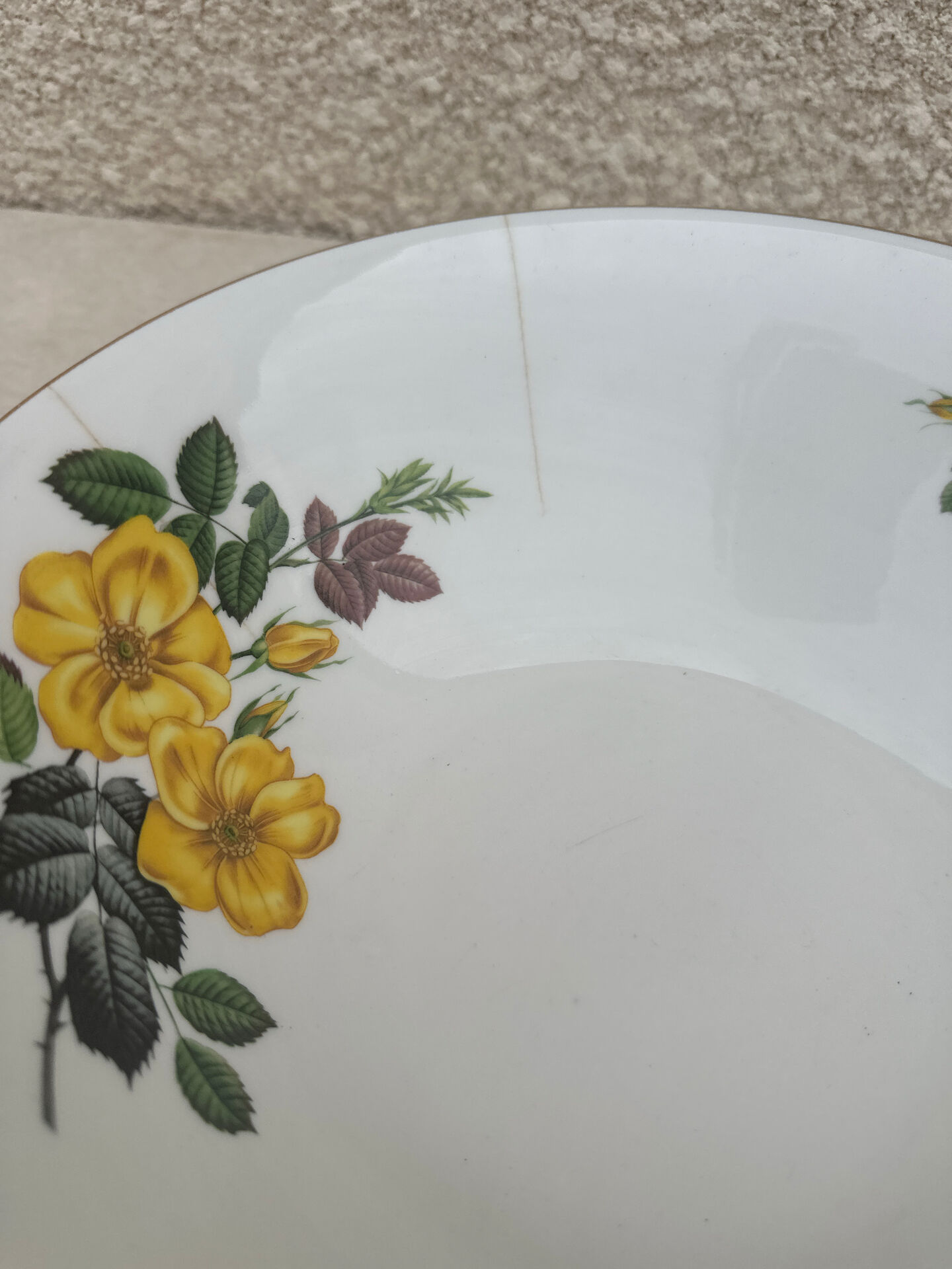 Set of porcelain dishes