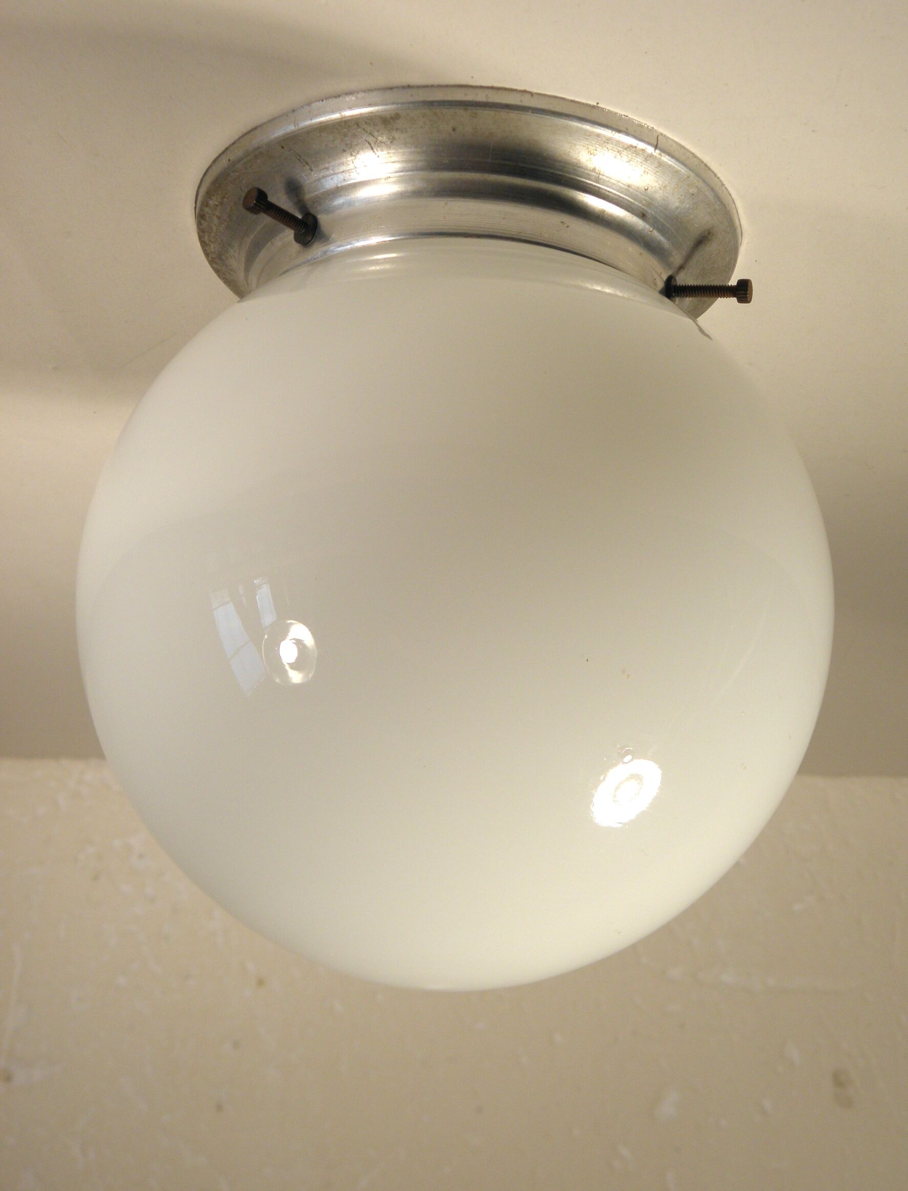 Ceiling lamp opaline globe 15 cm