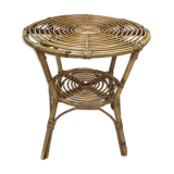 Vintage rattan coffee table