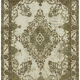 Handmade oriental unique 1980s 280 cm x 385 cm beige wool carpet