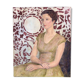 Painting "The Woman with Wallpaper"