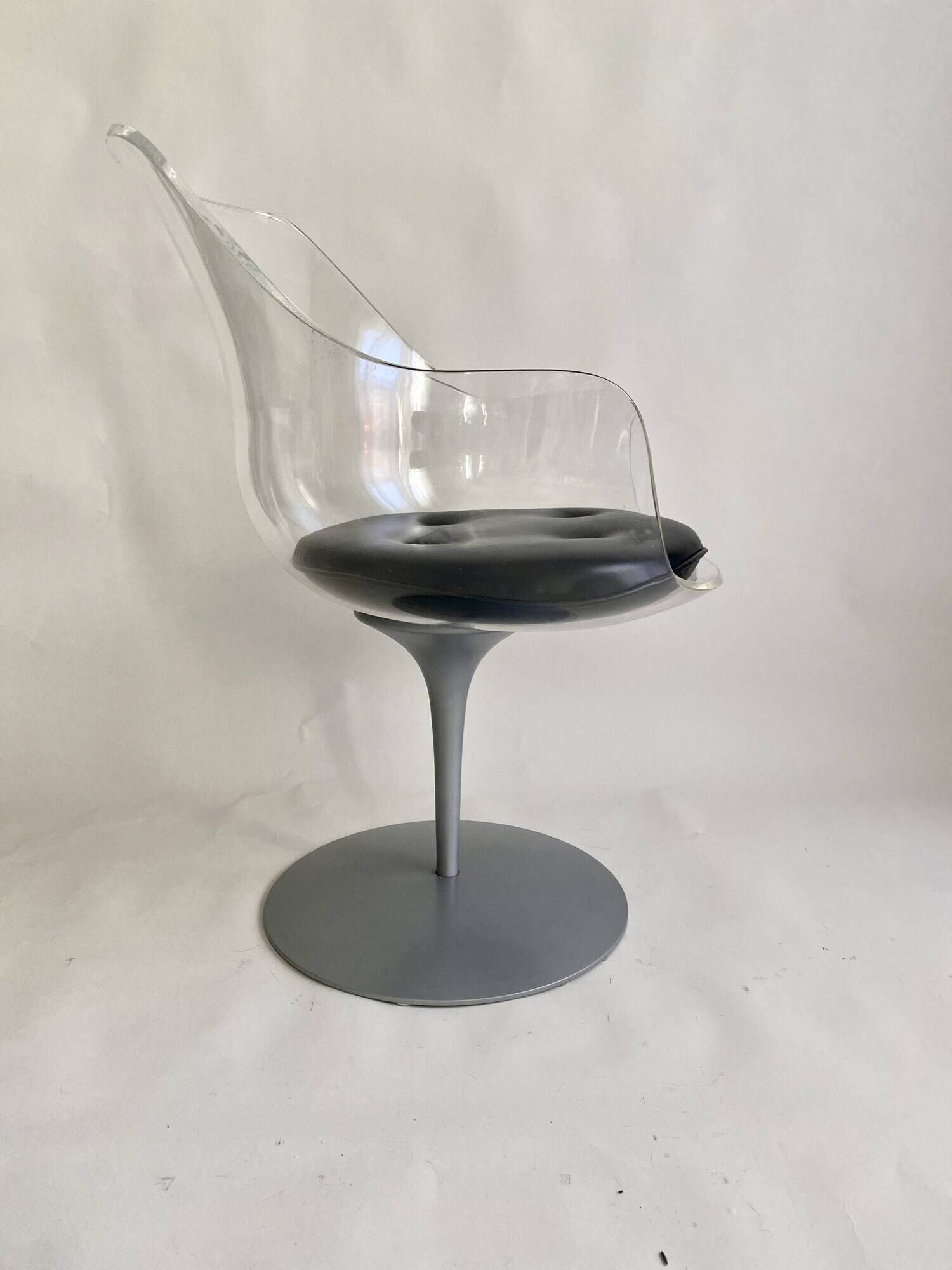 “Champagne” armchair by Erwin and Estelle Laverne for Formes Nouvelles, 1960.