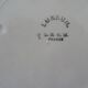 12 assiettes anciennes plate et creuse HBCM Creil Montereau Luxeuil œillets