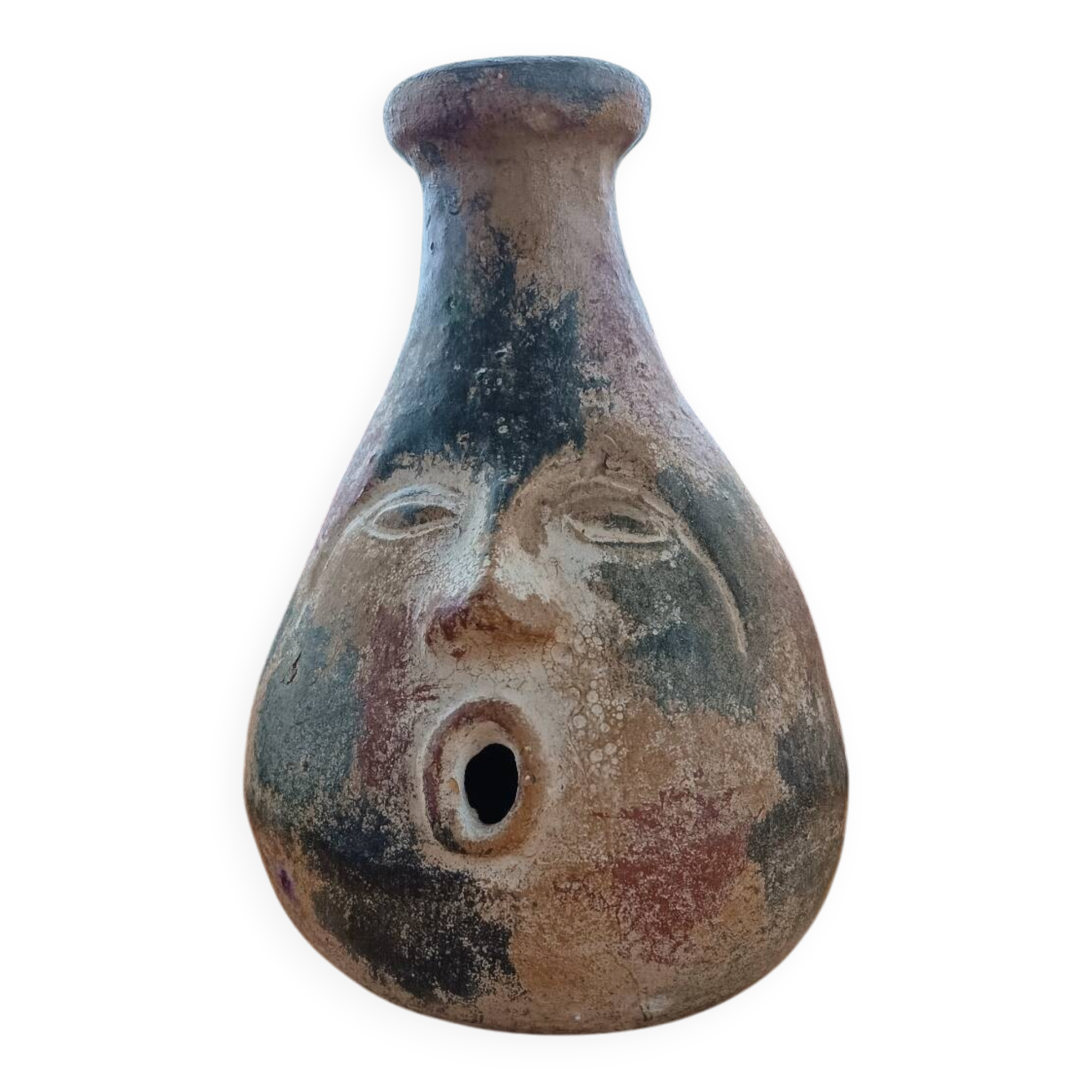 Handcrafted anthropomorphic vase