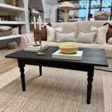Black elm coffee table