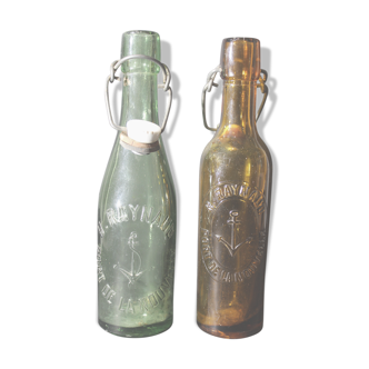 Duo of old bottles Raynaud - Anchors