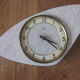 wall clock in formica grey year 60