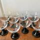 Set of 12 retro dessert cups