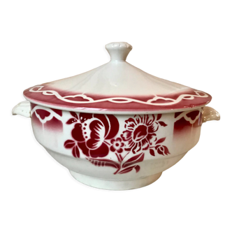 Tureen Digoin Sarreguemines model "Odette" years 40-50