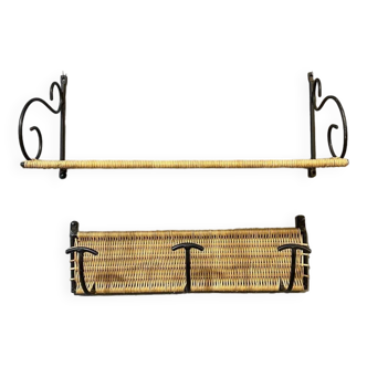 Coat rack shelves