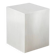 Table d'appoint Veliento "Silent Cube" en acier inoxydable brossé