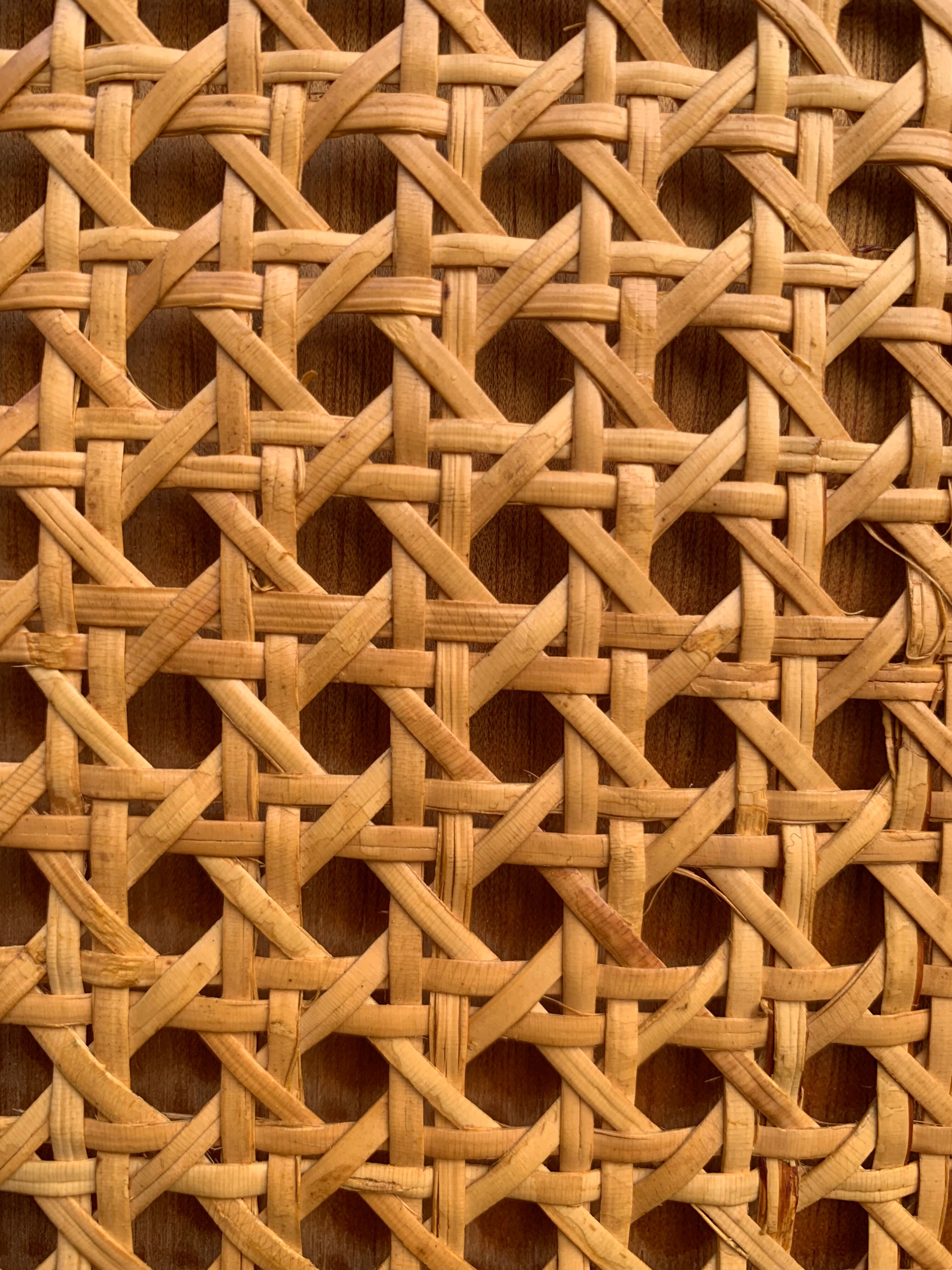 Vintage buffet in bamboo and cannage 1970