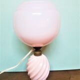 Chatard pink opaline bedside lamp