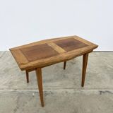 Small Coffee Table 50s – Geometric Marquetry & Compass Legs