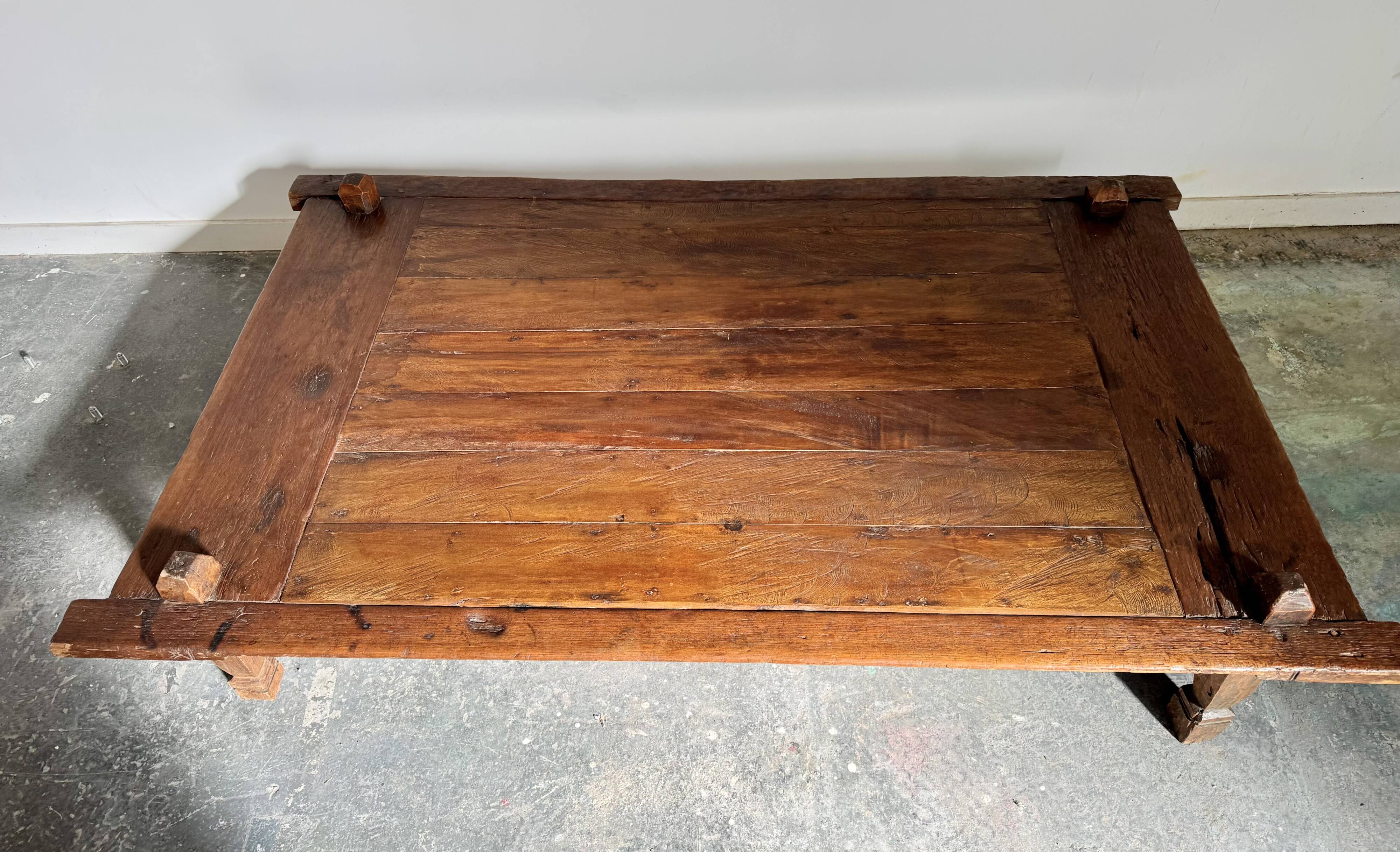 Large Antique Indonesian Coffee Table