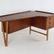 Danish boomerang desk by Peter Løvig Nielsen for Hedensted Møbelfabrik