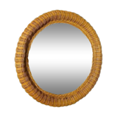 62x62cm wicker mirror
