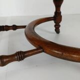 Victorian mahogany leather desk chair