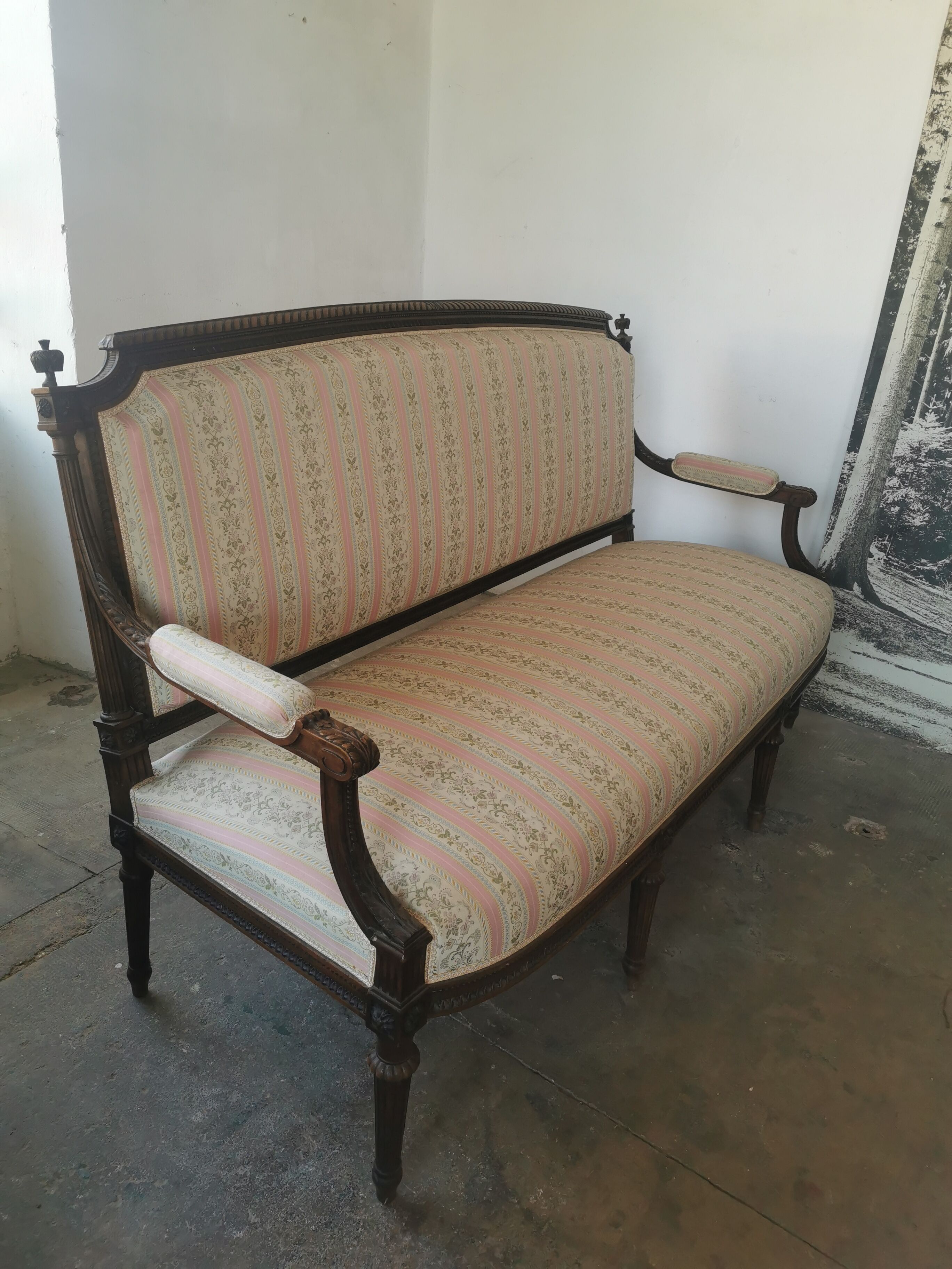 Louis XVl style bench