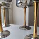 6 stainless steel chrome ice cream bowls