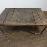 Industrial plant pallet coffee table