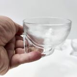 Set of Seven Crystal Serving Bowls by Taddei Sestini for Kristall Krisla