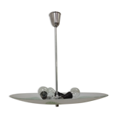 Suspension en verre design du milieu du siècle Napako, années 1960.