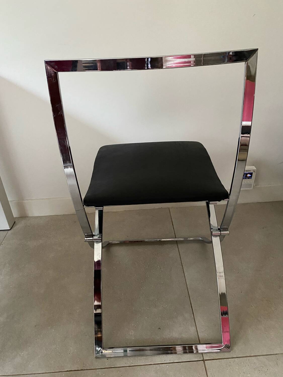 Pair of "Luisa" chairs by Marcello Cuneo for Mobel Italia 70's