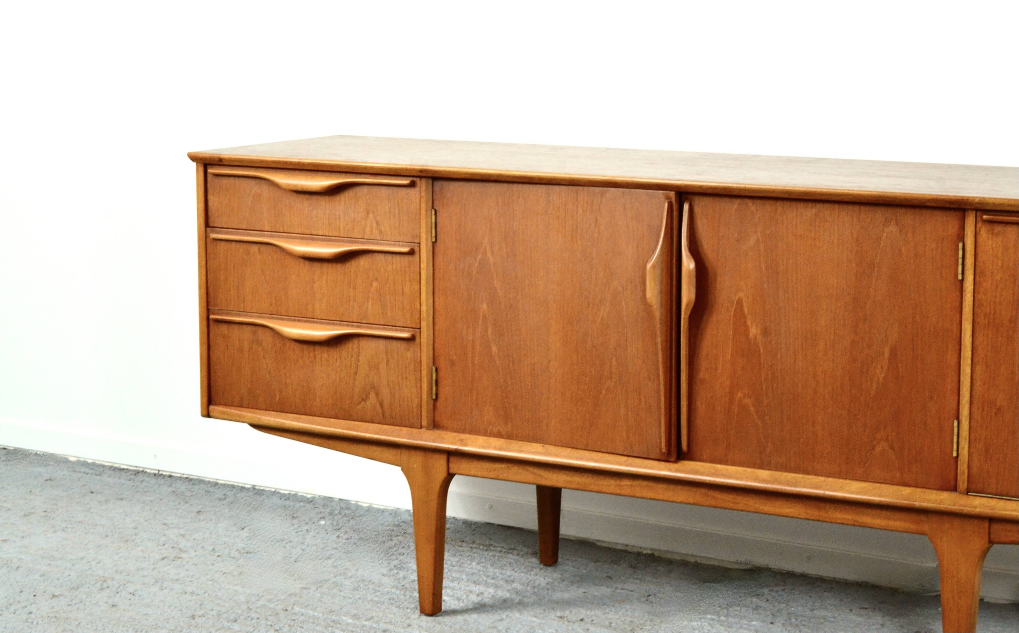 Very Rare Vintage Midcentury Jentique Sideboard / Long John In Teak