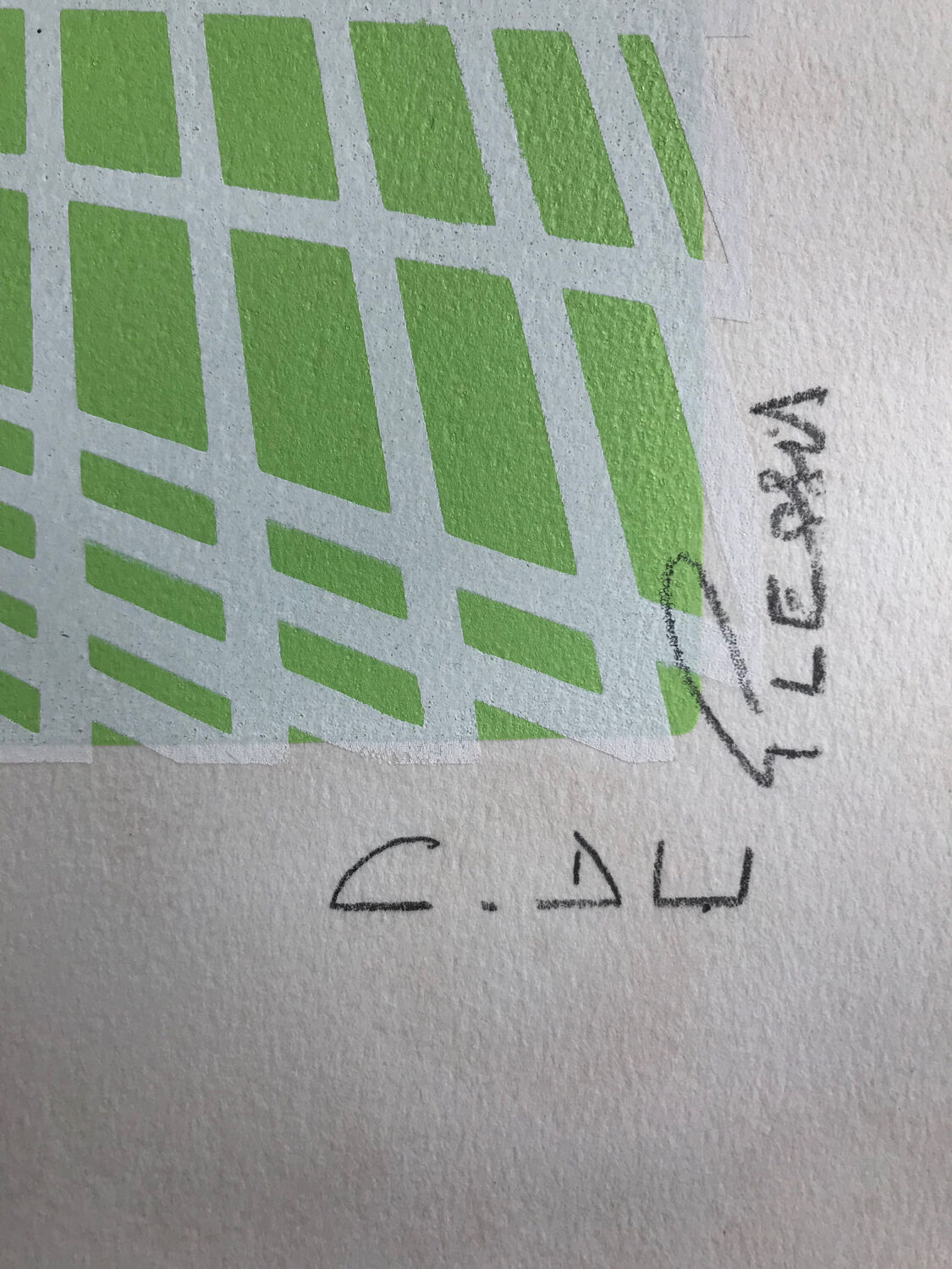 Structure 1995. kinetic lithograph signed c. du plessis