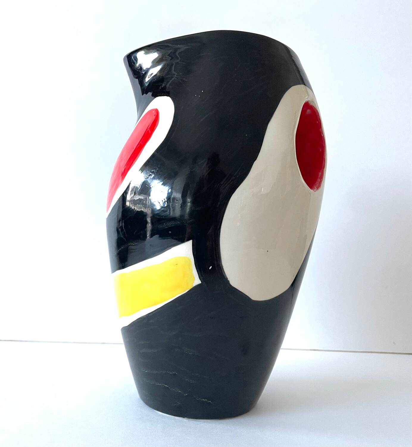 Large pitcher vase in earthenware by Roland Brice and Fernand Léger.